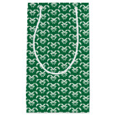 Groene zigzag klein cadeauzakje (Voorkant)