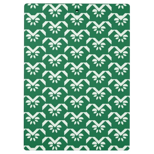 Groene zigzag klembord (Achterkant)