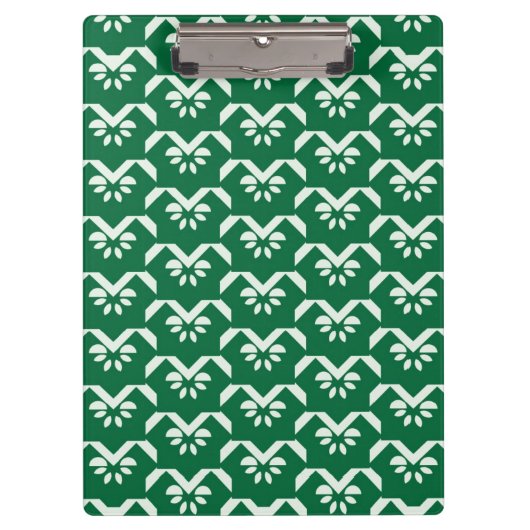 Groene zigzag klembord (Voorkant)