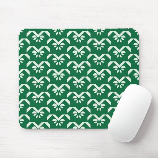 Groene zigzag muismat (Met muis)