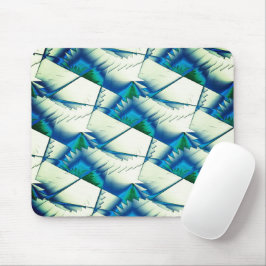 Groene zigzag of zingt op intens cyaan tot koninkl muismat