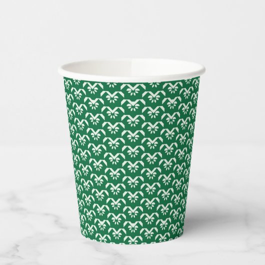 Groene zigzag papieren bekers (Links)