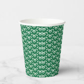 Groene zigzag papieren bekers (Rechts)
