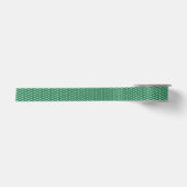 Groene zigzag satijnen lint (Voorkant)