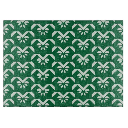 Groene zigzag snijplank (Voorkant)