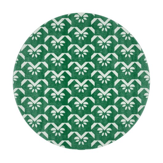 Groene zigzag snijplank (Voorkant)