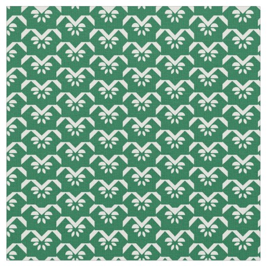 Groene zigzag stof (Close Up)