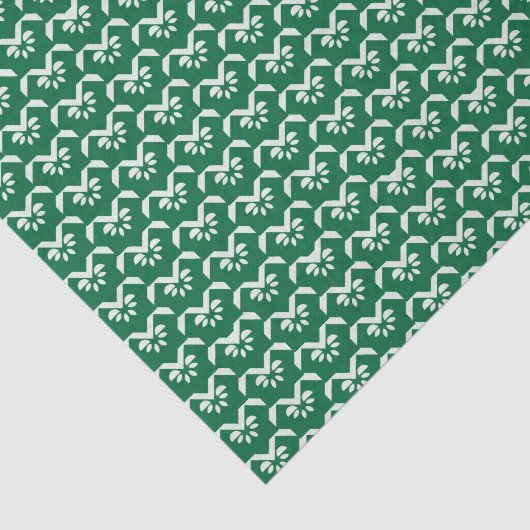 Groene zigzag tissuepapier (Detail)