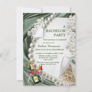 Groene Zijde en Ivory Pearls Bachelor Party
