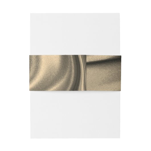 Groene Zijde en Ivory Pearls Band Uitnodigingen Wikkel (Achterkant Voorbeeld)