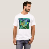 Groene zijnen t-shirt (Voorkant volledig)