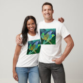 Groene zijnen t-shirt (Unisex)