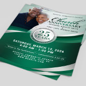Groene & Zilveren Kerkjubileum Flyer