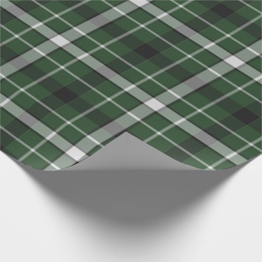 Groene zilvervis cadeaupapier (Hoek)