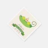 Groene zoete erwt Baby shower Servet (Hoek)