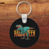 Groene Zombie Rex Sleutelhanger (Voorkant)