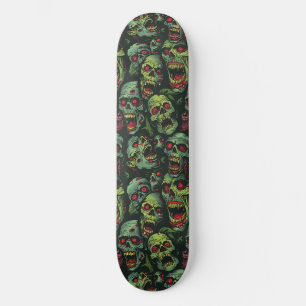 Groene Zombie Spooky Halloween Skateboard