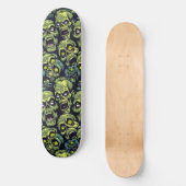 Groene Zombie Spooky Halloween Skateboard (Voorkant)