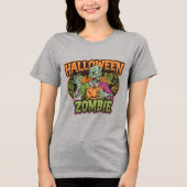 Groene Zombie Vrouwen T-Shirt (Voorkant)
