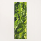 Groene zomerse natuur modern abstract bladgroen yogamat (Achterkant)