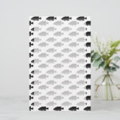 Groene Zonbaars Briefpapier (Staand voorkant)