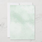 Groene Zonnebloem Vlinder Prinses Quinceañera Kaart (Achterkant)