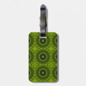 Groene Zonnen Bagagelabel (Achterkant verticaal)