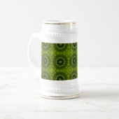 Groene Zonnen Bierpul (Voorkant links)