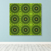 Groene Zonnen Canvas Afdruk (Insitu (Houten vloer))