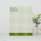 Groene Zonnen Gepersonaliseerd Briefhoofd (Staand voorkant)