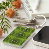 Groene Zonnen Sleutelhanger (Voorkant Rechts)