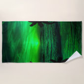 GROENE ZONSONDERGANGEN OCEAAN LANDSCHAP   STRANDLAKEN (Voorkant)