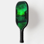 GROENE ZONSONDERGANGEN OCEAN SCHILDERACHTIG PICKLEBALL PADDLE (Links)