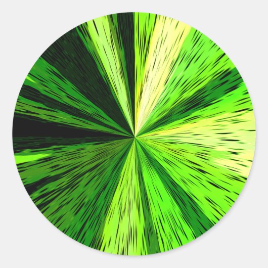 Groene Zoom groene Stickers (Voorkant)