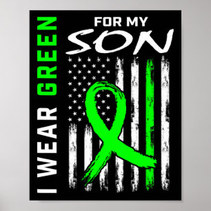 Groene Zoon Cerebrale Verlamming Nierziekte Bewust Poster