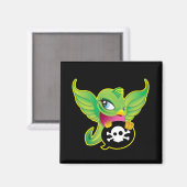 Groene zwaluw magneet (Voorkant / Achterkant)