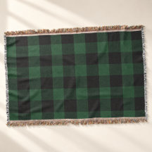 Groene Zwarte Buffalo Plaid Farmhouse Kerst