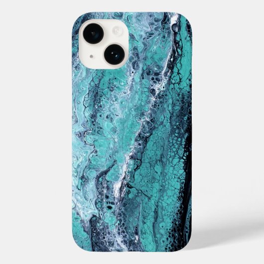 Groene Zwarte Draaikolk Case-Mate iPhone Case (Achterkant)