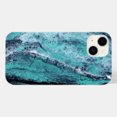 Groene Zwarte Draaikolk Case-Mate iPhone Case (Achterkant (horizontaal))