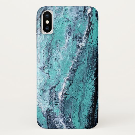 Groene Zwarte Draaikolk Case-Mate iPhone Case (Achterkant)