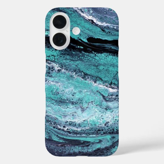 Groene Zwarte Draaikolk Case-Mate iPhone Case (Achterkant)