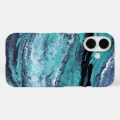 Groene Zwarte Draaikolk Case-Mate iPhone Case (Achterkant (horizontaal))