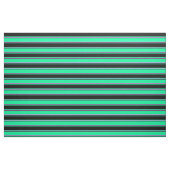 Groene, Zwarte en Violet Lines Stof (Fat Quarter)