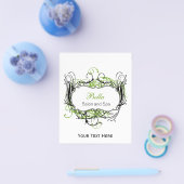 Groene, zwarte en witte grafische brochures (Enkel)