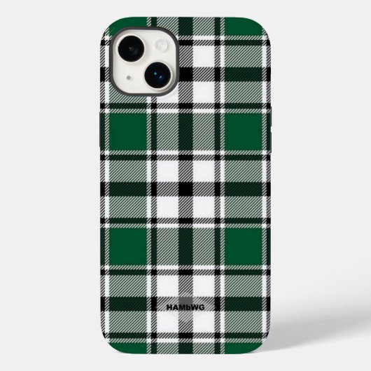 Groene, zwarte en witte Pset Iphone-draagtas HAMbW Case-Mate iPhone Case (Achterkant)