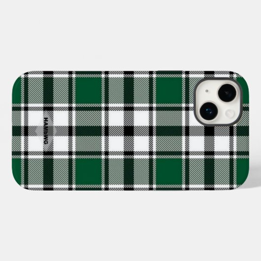 Groene, zwarte en witte Pset Iphone-draagtas HAMbW Case-Mate iPhone Case (Achterkant (horizontaal))