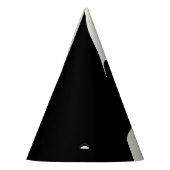 Groene zwarte-kattenverrassing feesthoedjes (Links)