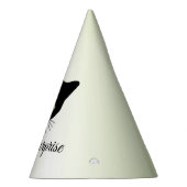 Groene zwarte-kattenverrassing feesthoedjes (Rechts)