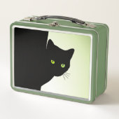 Groene zwarte kleurstofkat (Voorkant)