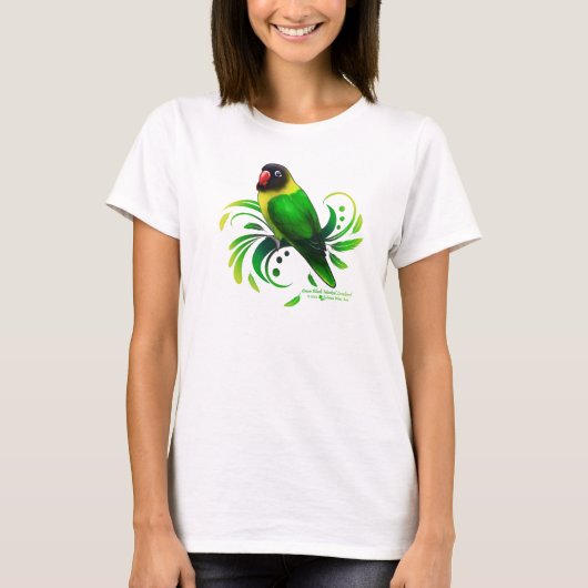 Groene zwarte Maskaap T-shirt (Voorkant)